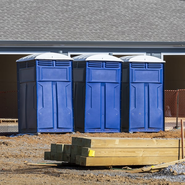 what is the maximum capacity for a single portable restroom in Remington